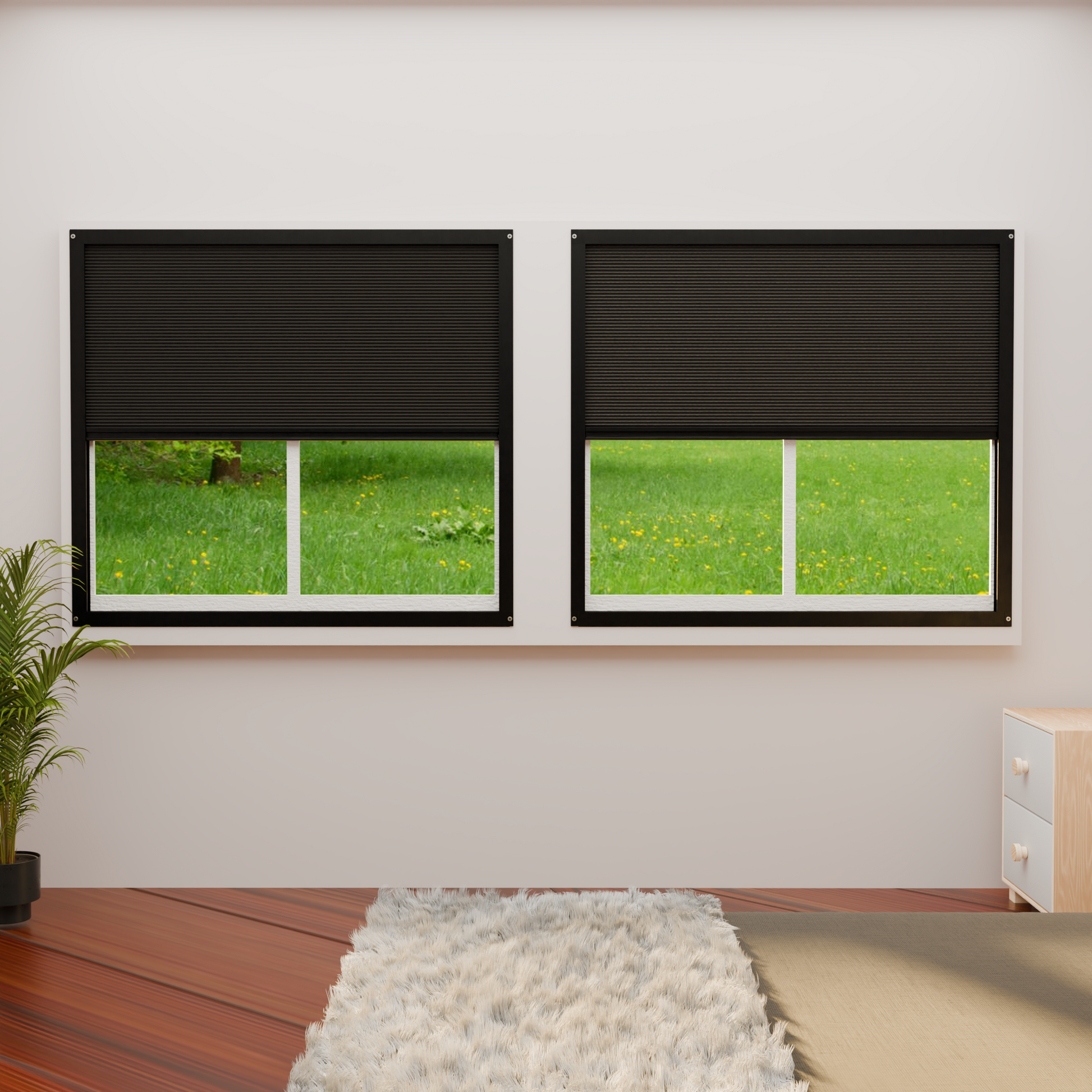 MidnightShades™ Non-Drill Blackout Shades for Perfect Sleep